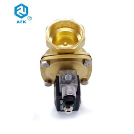 Diaphragm Normally Closed 2 inch Water Brass Solenoid Valve 220 volt