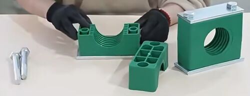 Latest company news about Auswahl- und Installationsanleitung für leichte und schwere Kunststoffrohrklemmen