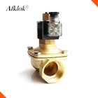 Pilot Operating Diaphragm Brass Normally Open 2 inch 12v Electric Water Valve