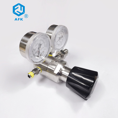 AFK Nitrogen SS Single Stage Pressure Regulator High Pressure 350 Bar 6000psi 1/4in