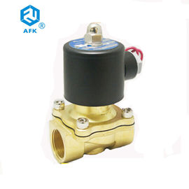 N/C Brass Water Control Valve Solenoid 3/8" 20VAC Voltage Water Gas Oil Application