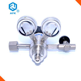 R31 Stainless Steel Double Stage Pressure Regulator Diaphragm 316L ISO CE Approval