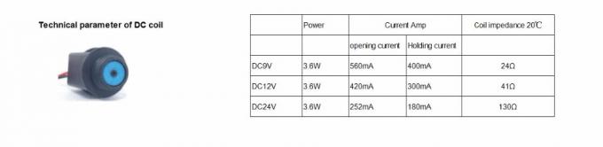 Membranmagnetisches Bewässerungs-Magnetventil AC24V für Wasser 2