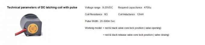 Membranmagnetisches Bewässerungs-Magnetventil AC24V für Wasser 3
