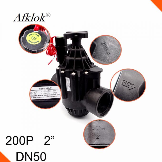 Membranmagnetisches Bewässerungs-Magnetventil AC24V für Wasser 4